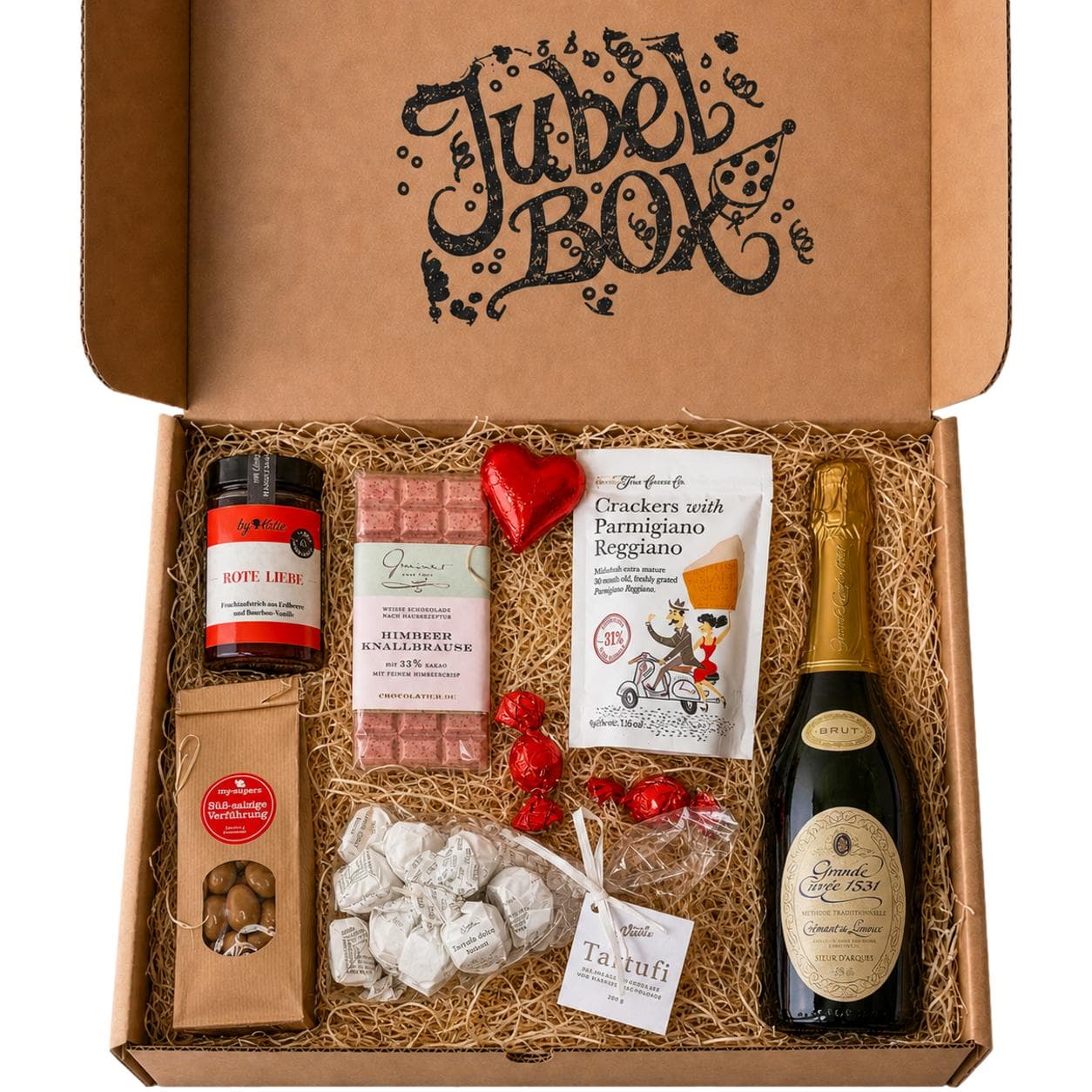 Mysupper Hochzeitsbox — kuratiertes Hochzeitsgeschenk Genussbox