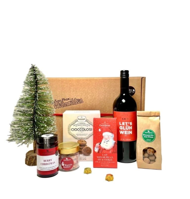 Mysupper Weihnachtsbox — Eine Box Weihnachten mit Glühwein, Schokolade und Feinkost